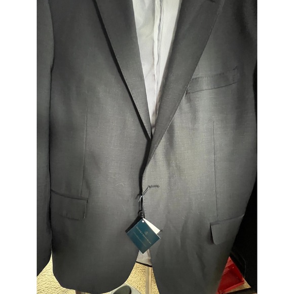 Brooks Brothers Regent Fit Blazer Mens Gray Sport Coat NEW oldmoney preppy 46L